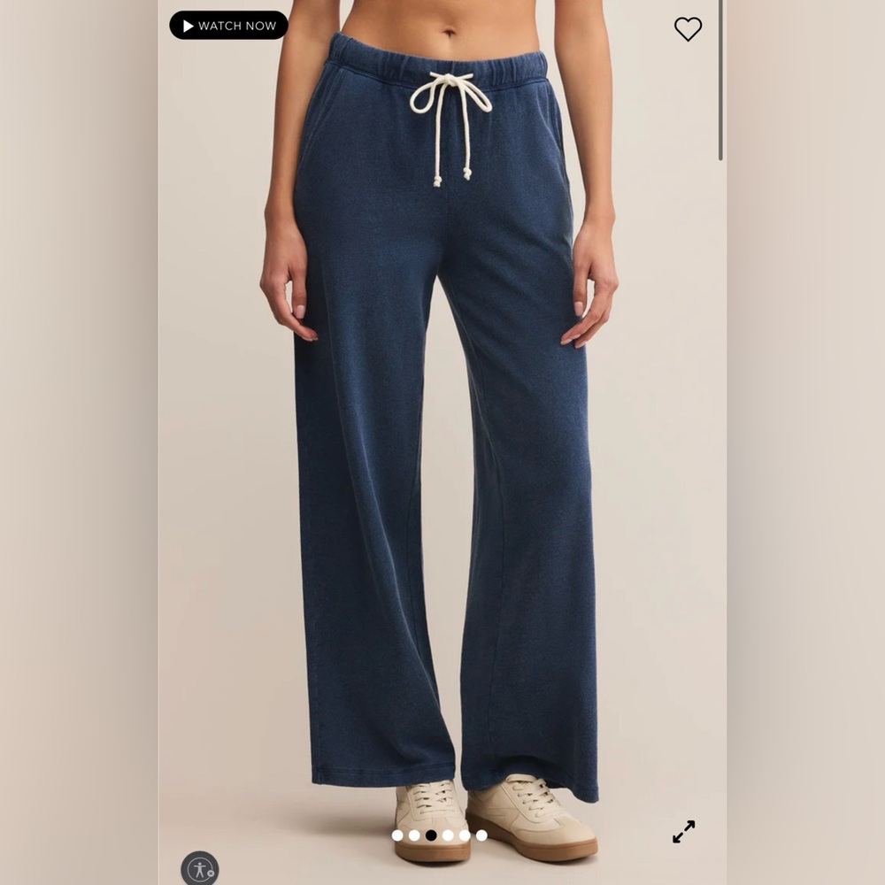 Z Supply Hunter Knit Denim Pant in Indigo